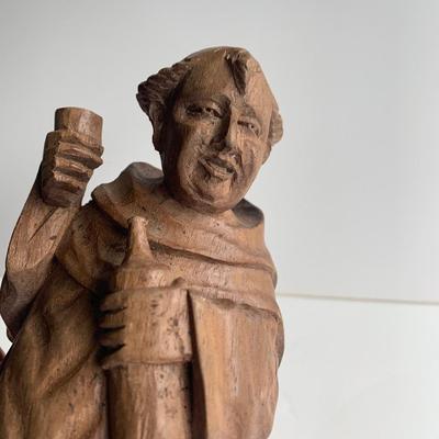 Hand Carved Wood Figurine From Ecudor