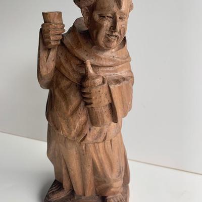 Hand Carved Wood Figurine From Ecudor