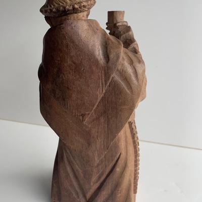 Hand Carved Wood Figurine From Ecudor