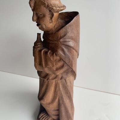 Hand Carved Wood Figurine From Ecudor