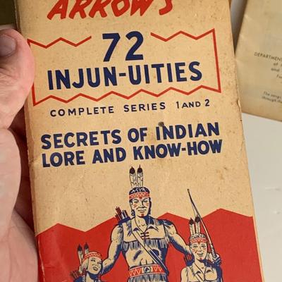 Vintage Ephemera Lot Military Indians Reynoldsâ€™s Wrap Cooking Guide