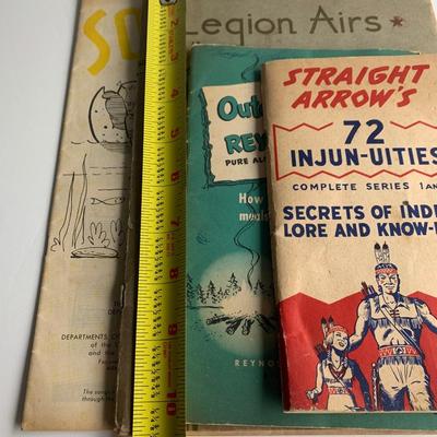 Vintage Ephemera Lot Military Indians Reynoldsâ€™s Wrap Cooking Guide