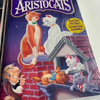 SEALED LOT Vintage Disney VHS Movies