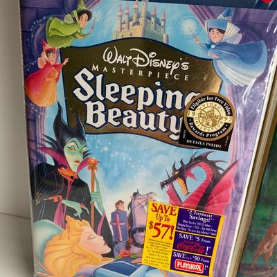 SEALED LOT Vintage Disney VHS Movies