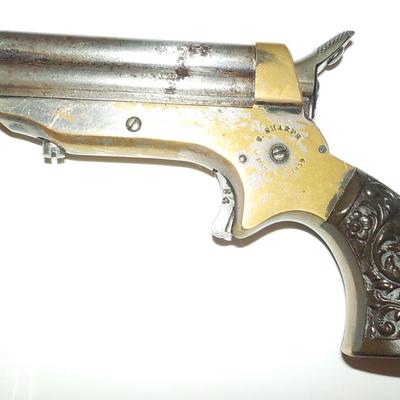 1860 Sharps 4 shot derriger 22 cal. rim fired pistol.