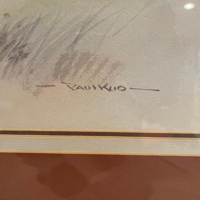 Paul Kuo Framed & Signed Print (UH-MG)