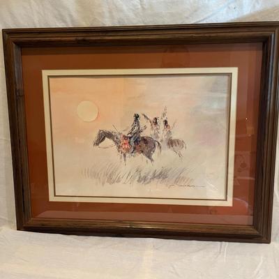 Paul Kuo Framed & Signed Print (UH-MG)