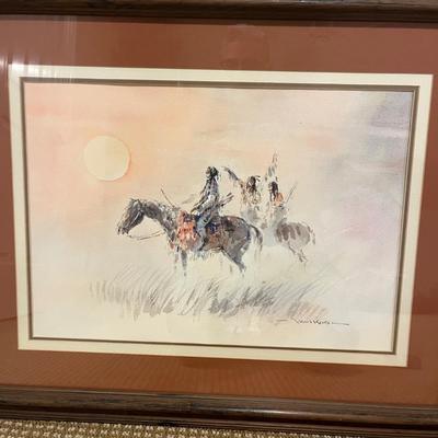 Paul Kuo Framed & Signed Print (UH-MG)