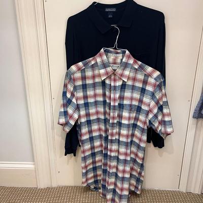 Long & Short Sleeve Polo Shirts Size L-M (BR-MG)