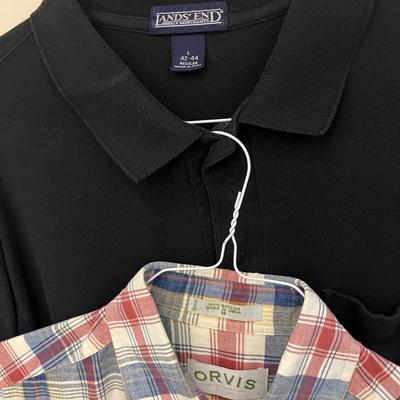 Long & Short Sleeve Polo Shirts Size L-M (BR-MG)
