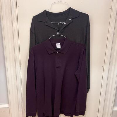 Long & Short Sleeve Polo Shirts Size L-M (BR-MG)