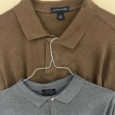 Long & Short Sleeve Polo Shirts Size L-M (BR-MG)