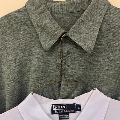 Long & Short Sleeve Polo Shirts Size L-M (BR-MG)