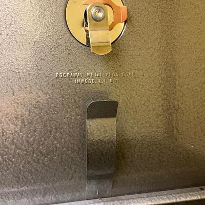 Two Metal File Cabinets & Lockbox (L-MG)