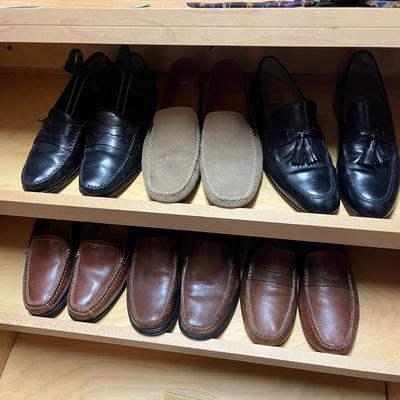 Six Pairs of Dress Shoes Size 10 (PC2-MG)