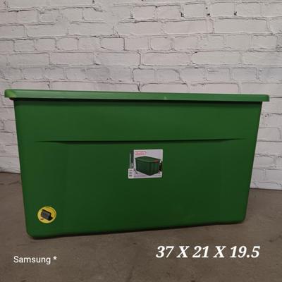 1 - Extra Large Green Storage Bin