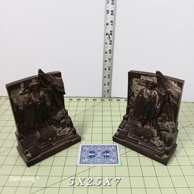 Matching Pair Colonial Bookends