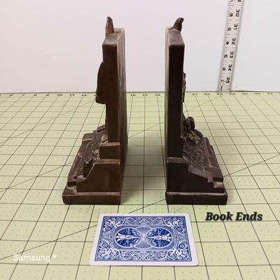 Matching Pair Colonial Bookends