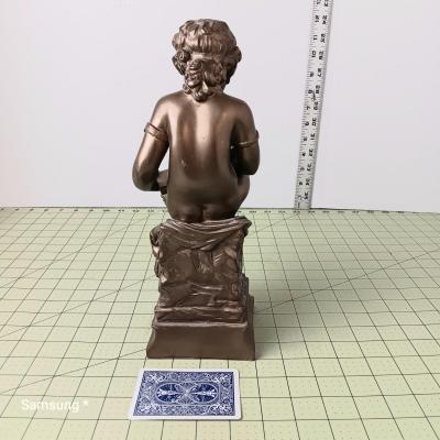 Child Reading Statue