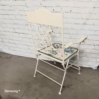 Mosaic Metal Chair