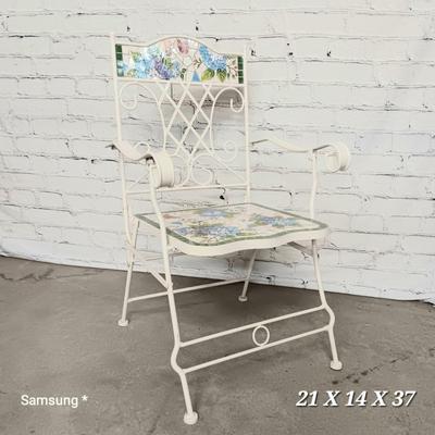 Mosaic Metal Chair