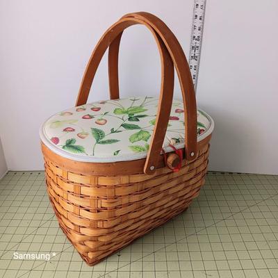 Strawberry Sewing Basket 