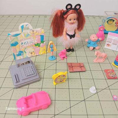 Barbie with Barbie Toys
