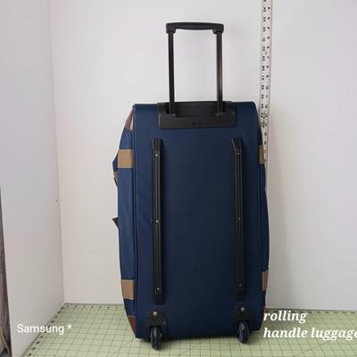 Rolling Luggage Duffle Bag - Navy