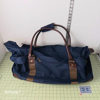 Rolling Luggage Duffle Bag - Navy