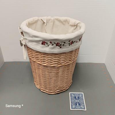 Canvas Lined Basket