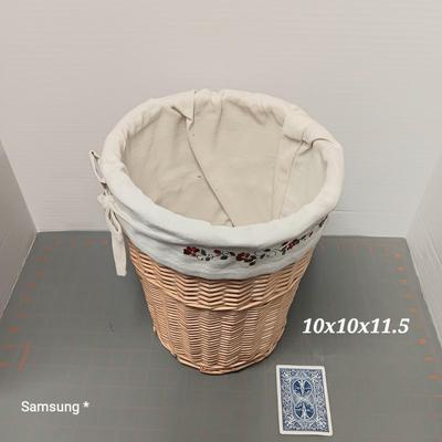 Canvas Lined Basket