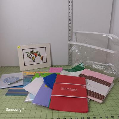 Tissue Paper & Bird Art Bundle