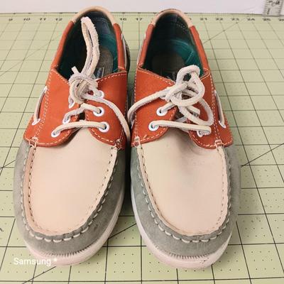 Natural Sport Boat Shoes -  Womens Size 8