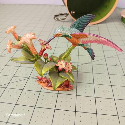 Hummingbird Figurine with Decorative Box