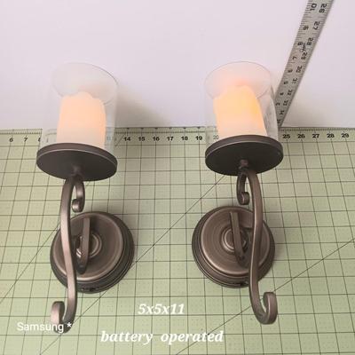 Battery Operated Candle Wall Sconces