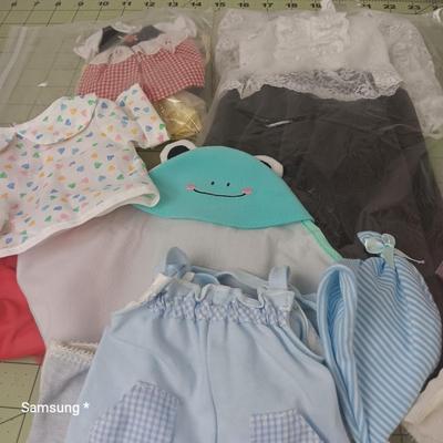 Decorative Box with Variety of Doll Clothes
