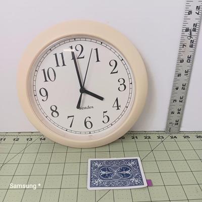 Cream Analog Wall Clock