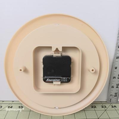 Cream Analog Wall Clock