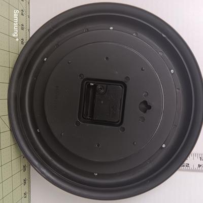 Black Analog Wall Clock