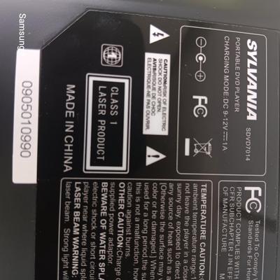 Sylvania Portable DVD Player 