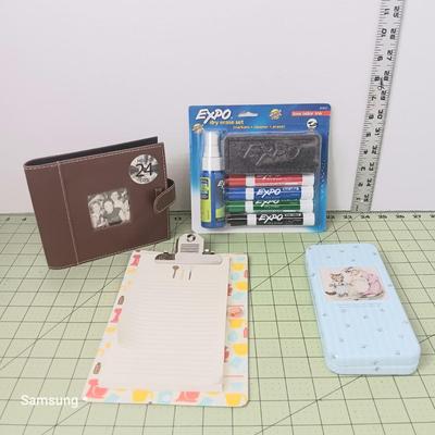 Expo Dry Erase Set & CD Case Bundle