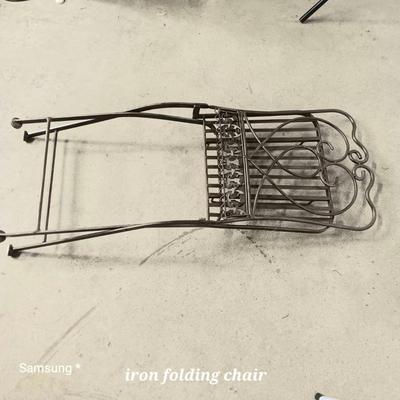 Foldable Metal Chair