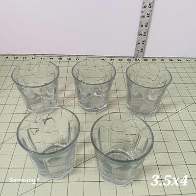 Clear Juice Glasses 