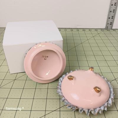 Vintage Ceramic Jewelry Box