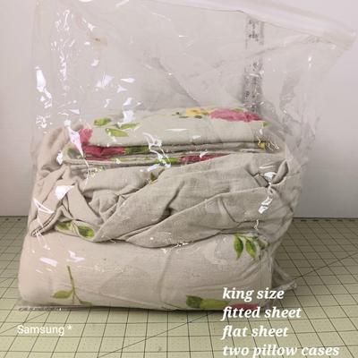 Floral Sheet Set - King Size