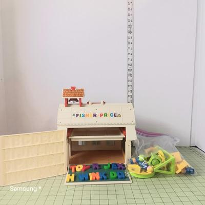 Fisher Price Vintage Schoolhouse and Accessories
