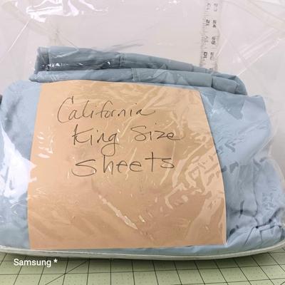 Blue Sheet Set - California King Size