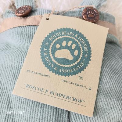 Roscoe P Bumpercrop - Plush Toy - Boyds Bears Bearwear