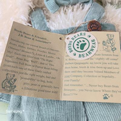 Roscoe P Bumpercrop - Plush Toy - Boyds Bears Bearwear