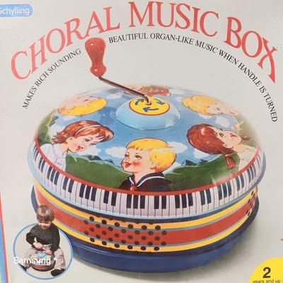 Vintage Schylling Tin Choral Music Box